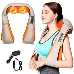 GENERICO - Masajeador Eléctrico Para Cuello y Cervical con Infrarrojo