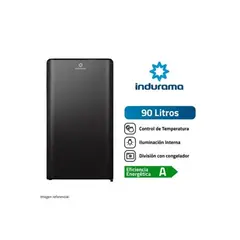 INDURAMA - Frigobar 90 litros Ri-109n Negro