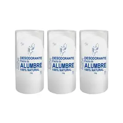 GENERICO - Piedra De Alumbre 120Gr Jampaq 3 Unidades