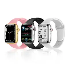GENERICO - PACK 2 SMARTWATCH T900+ PRO MAX NEGRO Y ROSADO SERIE 10 MODELO 2025