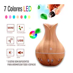 GENERICO - Humidificador Led Purificador Aromaterapia