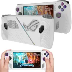 GENERICO - Case Funda Protectora Silicona Asus ROG Ally 2023 Color Blanco