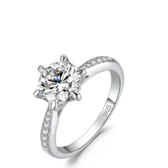 GENERICO - Anillo de Compromiso Clásico Brillo Eterno