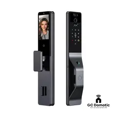 GENERICO - CERRADURA SMART CON 7 APERTURAS VIDEO PORTERO COLOR NEGRO INSTALACION GRATIS