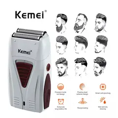 KEMEI - Máquina de Afeitar Portátil y Recargable USB KM-3382