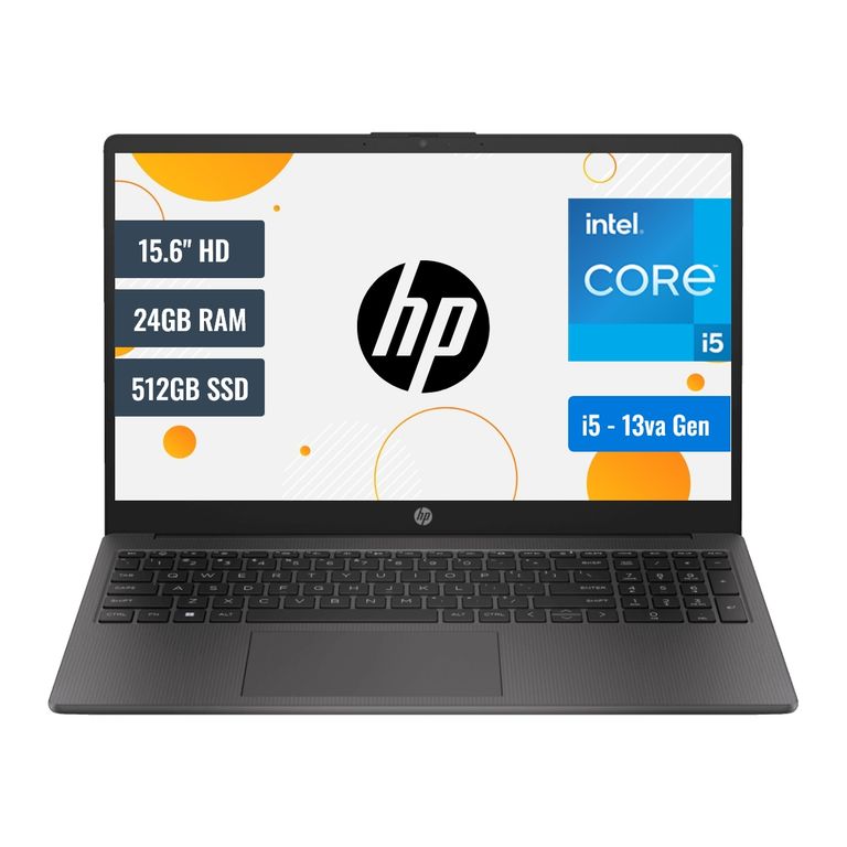 Laptop 250 G10 Intel Core i5 1335U 24GB RAM 512GB SSD 156 HD FreeDOS