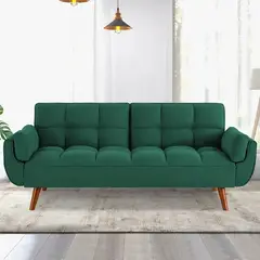 GENERICO - Sofá Reclinable Paulina 3 Cuerpos - Verde