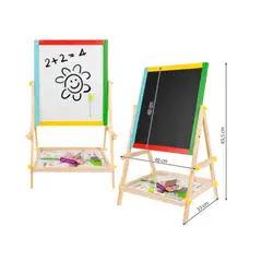 GENERICO - Pizarra Educativa de Doble Cara Creatividad y Aprendizaje en Uno
