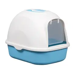 GENERICO - Arenero cerrado con filtro de carbón - Celeste