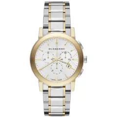 BURBERRY - Reloj The City Bu9751 Plateado con Dorado