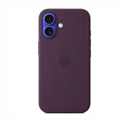 CASE - De Silicona Para Iphone 16 - Guinda