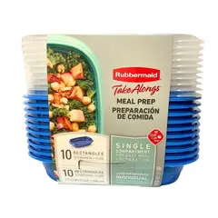 RUBBERMAID - 10 Recipientes con 946ml 2141748