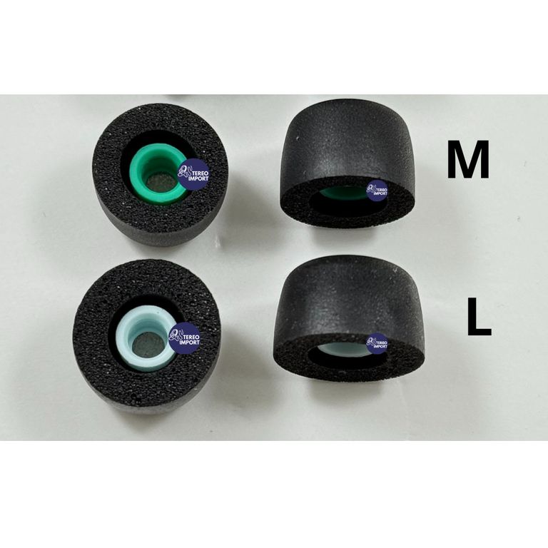 Almohadillas espuma para audifono Sony Wf-1000x m5 Negro 2 pares M - L