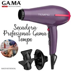 GAMA - Secadora Profesional Tempo Ceramic Ion 2200 watts - MORADA