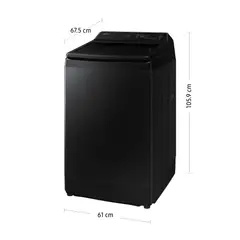 SAMSUNG - LAVADORA 13 KG CARGA SUPERIOR ECOBUBBLE WA13CG5441BVPE NEGRO