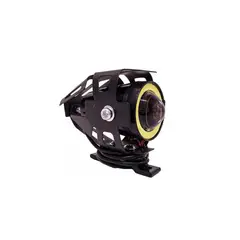 GENERICO - Faro Auxiliar Con ojo De Angel y lupa Para Moto