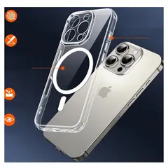 GENERICO - Carcasa Transparente con Magsafe Iphone 15 plus