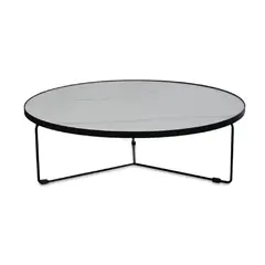 COLINEAL - MESA CENTRO AUGUST ACABADO PIEDRA BLANCA REF: MS-3391-1