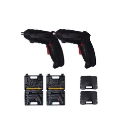 ROSH - Pack x2 - Destornillador Eléctrico Recargable Doble Potencia