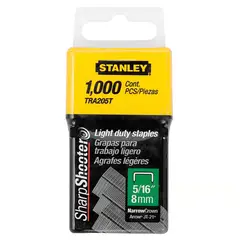 STANLEY - Caja con 1000 Grapas 5/16" Corona 8 mm