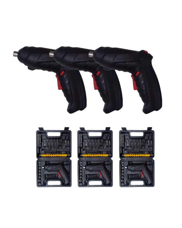 Pack x3 Destornillador Eléctrico Top en Perú - Fácil de usar