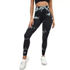 EPAUS - Leggings Push up Tie Dye Deportivo para Mujer
