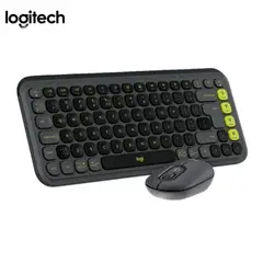 LOGITECH - COMBO DE TECLADO CON MOUSE POP ICON BLUETOOTHWIRELESS BLACK