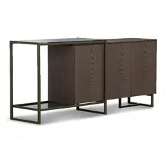 COLINEAL - APARADOR NEREA CVIDRIO CENIZO V0