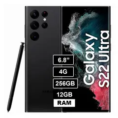 SAMSUNG - CELULAR GALAXY S22 ULTRA 256GB 12GB RAM 108MP + 10MP + 12MP + 10MP 68 PHANTOM BLACK