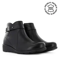 ECCO - Botas Confort Mujer Flexxi18 Negro Cuero