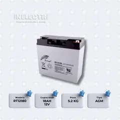 GENERICO - Batería Ritar 12v 18Ah