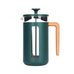 LA CAFETIERE - Prensa francesa Pisa Wood Verde x 1 lt