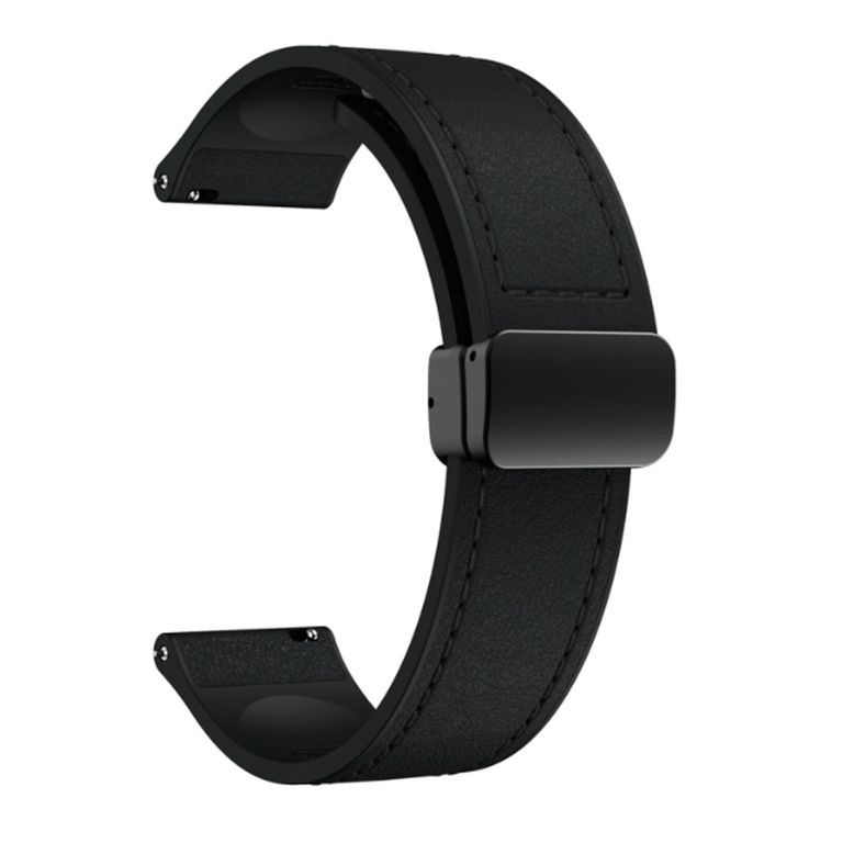 Correa Leather para Samsung Watch 7 Ultra 47mm Negro
