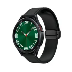 GENERICO - Correa Leather para Samsung Watch 7 Ultra 47mm Negro