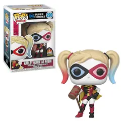 FUNKO - Pop Harley Quinn as Robin Exclusivo LA Comic Con DC Super Heroes
