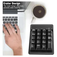 SEISA - Teclado Numérico para PC o Laptop Inalámbrico 19 Teclas CMK-K3