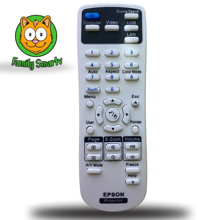 Control Remoto para Proyector Epson PowerLite + Pilas