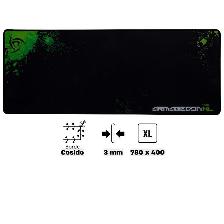 Mousepad Armagedon XL 78 x 40 cm
