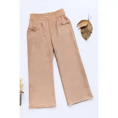 KIDS MASHMELO - Pantalón con Pretina en V y Bolsillos con Lazo para Niña