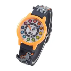 GRUPO CB - Reloj Casual para Niño Modelo Mundo Jurasico Amarillo