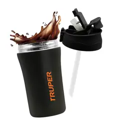 TRUPER - Termo tomatodo de acero inoxidable de 400 ml