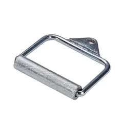 ALPHA GYM - Manija Agarre de polea acero cromado Mango para polea gym