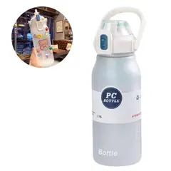 ELMEJORPRECIO - Tomatodo Portátil PC Con Stickers Capacidad 2L Blanco