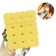 ELMEJORPRECIO - Tomatodo Portátil Kawai Modelo Galleta De 380ml Amarillo