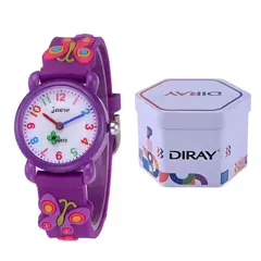 GRUPO CB - Reloj Casual para Niña Modelo Vuelo de Mariposas