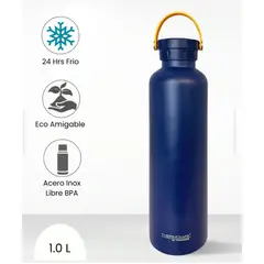 THERMOS - Botella tomatodo termico de acero Swingo 1000ml AZUL