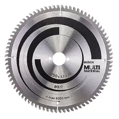 Bosch - DISCO CARBURADO DENTADO CORTE MADERA MULTIMATERIAL 10 X 80D -