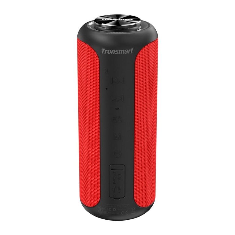 Parlante T6 Plus 40W Bluetooth Speaker Rojo