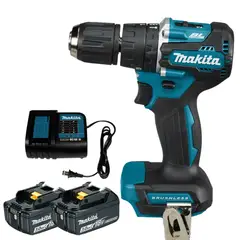 MAKITA - Taladro Percutor 1/2″ 18V LXT BL Incluye 2 Bat y Carga DHP487SF