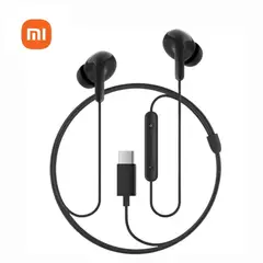 XIAOMI - Audífonos Tipo-C Negros con Micrófono Sonido Digital y Control Integrado
